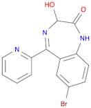 2H-1,4-Benzodiazepin-2-one, 7-bromo-1,3-dihydro-3-hydroxy-5-(2-pyridinyl)-