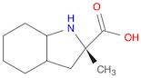 1H-Indole-2-carboxylic acid, octahydro-2-methyl-, (2S)-