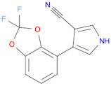 1H-Pyrrole-3-carbonitrile, 4-(2,2-difluoro-1,3-benzodioxol-4-yl)-