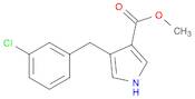 1H-Pyrrole-3-carboxylic acid, 4-[(3-chlorophenyl)methyl]-, methyl ester