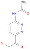 Acetamide, N-[6-(2-bromoacetyl)-3-pyridazinyl]-