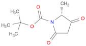 1-Pyrrolidinecarboxylic acid, 2-methyl-3,5-dioxo-, 1,1-dimethylethyl ester, (2R)-