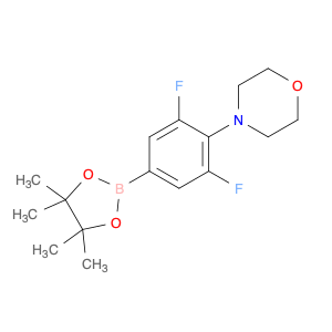 Morpholine, 4-[2,6-difluoro-4-(4,4,5,5-tetramethyl-1,3,2-dioxaborolan-2-yl)phenyl]-