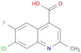 4-Quinolinecarboxylic acid, 7-chloro-6-fluoro-2-methyl-