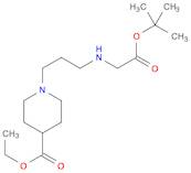 4-Piperidinecarboxylic acid, 1-[3-[[(1,1-dimethylethoxy)carbonyl]methylamino]propyl]-, ethyl ester