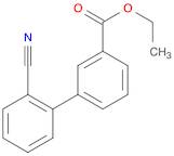 [1,1'-Biphenyl]-3-carboxylic acid, 2'-cyano-, ethyl ester