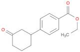 Benzoic acid, 4-(3-oxocyclohexyl)-, ethyl ester