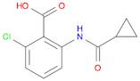 Benzoic acid, 2-chloro-6-[(cyclopropylcarbonyl)amino]-