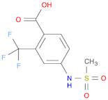 Benzoic acid, 4-[(methylsulfonyl)amino]-2-(trifluoromethyl)-