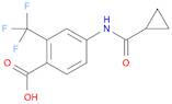 Benzoic acid, 4-[(cyclopropylcarbonyl)amino]-2-(trifluoromethyl)-