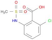 Benzoic acid, 2-chloro-6-[(methylsulfonyl)amino]-