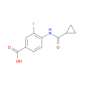 Benzoic acid, 4-[(cyclopropylcarbonyl)amino]-3-fluoro-