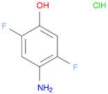 Phenol, 4-amino-2,5-difluoro-, hydrochloride (1:1)