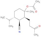 Cyclohexanecarbonitrile, 3-(acetyloxy)-3-methyl-6-(1-methylethyl)-2-(3-oxobutyl)-, [1S-(1α,2α,3α,6…