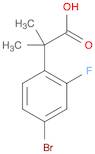 Benzeneacetic acid, 4-bromo-2-fluoro-α,α-dimethyl-