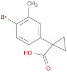 Cyclopropanecarboxylic acid, 1-(4-bromo-3-methylphenyl)-