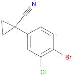 Cyclopropanecarbonitrile, 1-(4-bromo-3-chlorophenyl)-