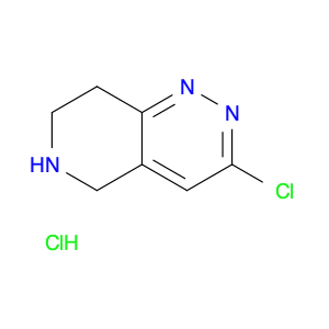 Pyrido[4,3-c]pyridazine, 3-chloro-5,6,7,8-tetrahydro-, hydrochloride (1:1)