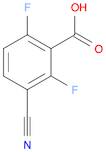 Benzoic acid, 3-cyano-2,6-difluoro-