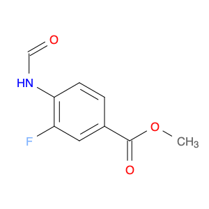 Benzoic acid, 3-fluoro-4-(formylamino)-, methyl ester