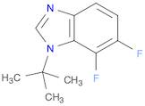 1H-Benzimidazole, 1-(1,1-dimethylethyl)-6,7-difluoro-