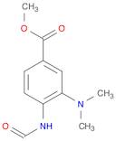 Benzoic acid, 3-(dimethylamino)-4-(formylamino)-, methyl ester