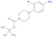 1-Piperazinecarboxylic acid, 4-(4-amino-2-bromophenyl)-, 1,1-dimethylethyl ester