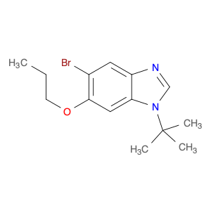 1H-Benzimidazole, 5-bromo-1-(1,1-dimethylethyl)-6-propoxy-