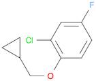 Benzene, 2-chloro-1-(cyclopropylmethoxy)-4-fluoro-