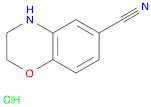 2H-1,4-Benzoxazine-6-carbonitrile, 3,4-dihydro-, hydrochloride (1:1)