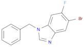 1H-Benzimidazole, 5-bromo-6-fluoro-1-(phenylmethyl)-