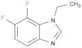 1H-Benzimidazole, 1-ethyl-6,7-difluoro-