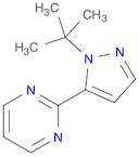 Pyrimidine, 2-[1-(1,1-dimethylethyl)-1H-pyrazol-5-yl]-