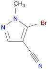 1H-Pyrazole-4-carbonitrile, 5-bromo-1-methyl-