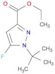 1H-Pyrazole-3-carboxylic acid, 1-(1,1-dimethylethyl)-5-fluoro-, ethyl ester