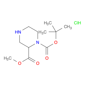 1,2-Piperazinedicarboxylic acid, 1-(1,1-dimethylethyl) 2-methyl ester, hydrochloride (1:1)