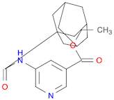 3-Pyridinecarboxylic acid, 5-[(tricyclo[3.3.1.13,7]dec-1-ylcarbonyl)amino]-, ethyl ester