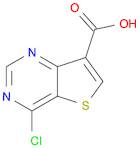 Thieno[3,2-d]pyrimidine-7-carboxylic acid, 4-chloro-