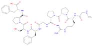 1-8-Bradykinin, N2-(N-methylglycyl)-8-D-phenylalanine-