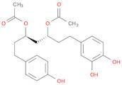 1,2-Benzenediol, 4-[(3R,5R)-3,5-bis(acetyloxy)-7-(4-hydroxyphenyl)heptyl]-