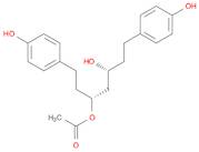 3,5-Heptanediol, 1,7-bis(4-hydroxyphenyl)-, 3-acetate, (3R,5R)-