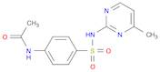 Acetamide, N-[4-[[(4-methyl-2-pyrimidinyl)amino]sulfonyl]phenyl]-