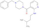 Methanone, [2-[(3-methylbutyl)amino]-3-pyridinyl][4-(phenylmethyl)-1-piperazinyl]-