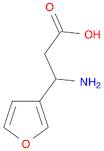 3-Furanpropanoic acid, β-amino-