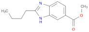 1H-Benzimidazole-6-carboxylic acid, 2-butyl-, methyl ester