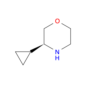 Morpholine, 3-cyclopropyl-, (3S)-