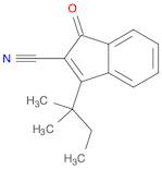 1H-Indene-2-carbonitrile, 3-(1,1-dimethylpropyl)-1-oxo-