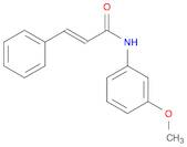 2-Propenamide, N-(3-methoxyphenyl)-3-phenyl-, (2E)-