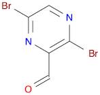 2-Pyrazinecarboxaldehyde, 3,6-dibromo-