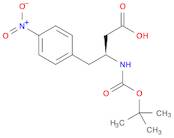 Benzenebutanoic acid, β-[[(1,1-dimethylethoxy)carbonyl]amino]-4-nitro-, (βS)-